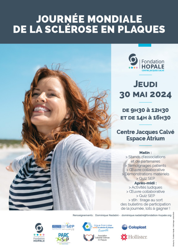 Une journée dédiée à la Sclérose En Plaques, le jeudi 30 mai $au Centre Calvé